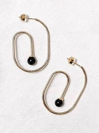 Swirl Hoops - 18K Gold Plated