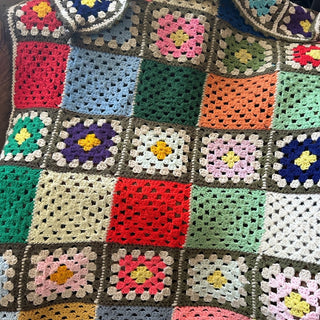 Vintage Afghan Blanket