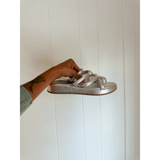 Seychelles Silver Sandals