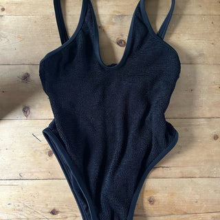 Backless One Piece Swim suit Free People