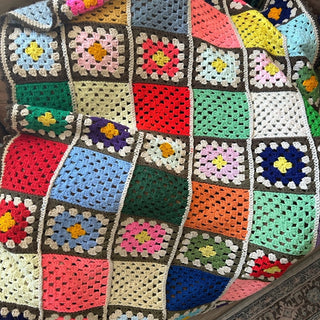 Vintage Afghan Blanket