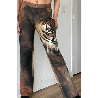 Y2K Bongo Lion Jeans